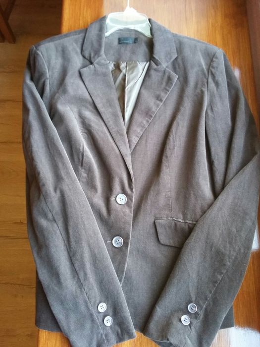 Żakiet marynarka czekoladowy brąz sztruks  Vero Moda 38