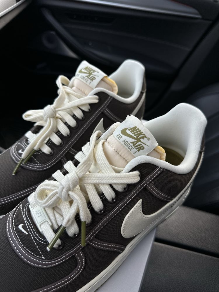 Оригінал! Nike Air Force 1 PRM Baroque Brown CI9349-201 44.5 US 10.5
