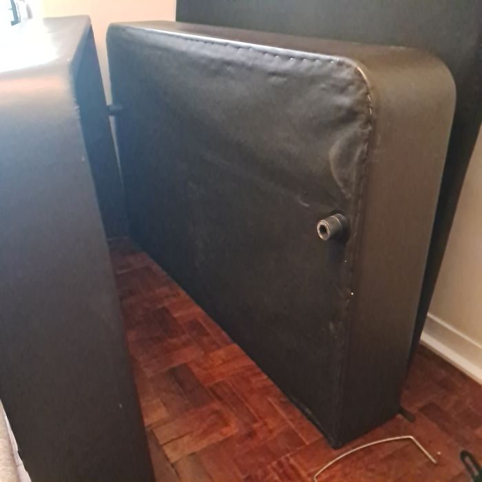 Cama/sommier IKEA, ORJE  de casal  de abrir com arrumação