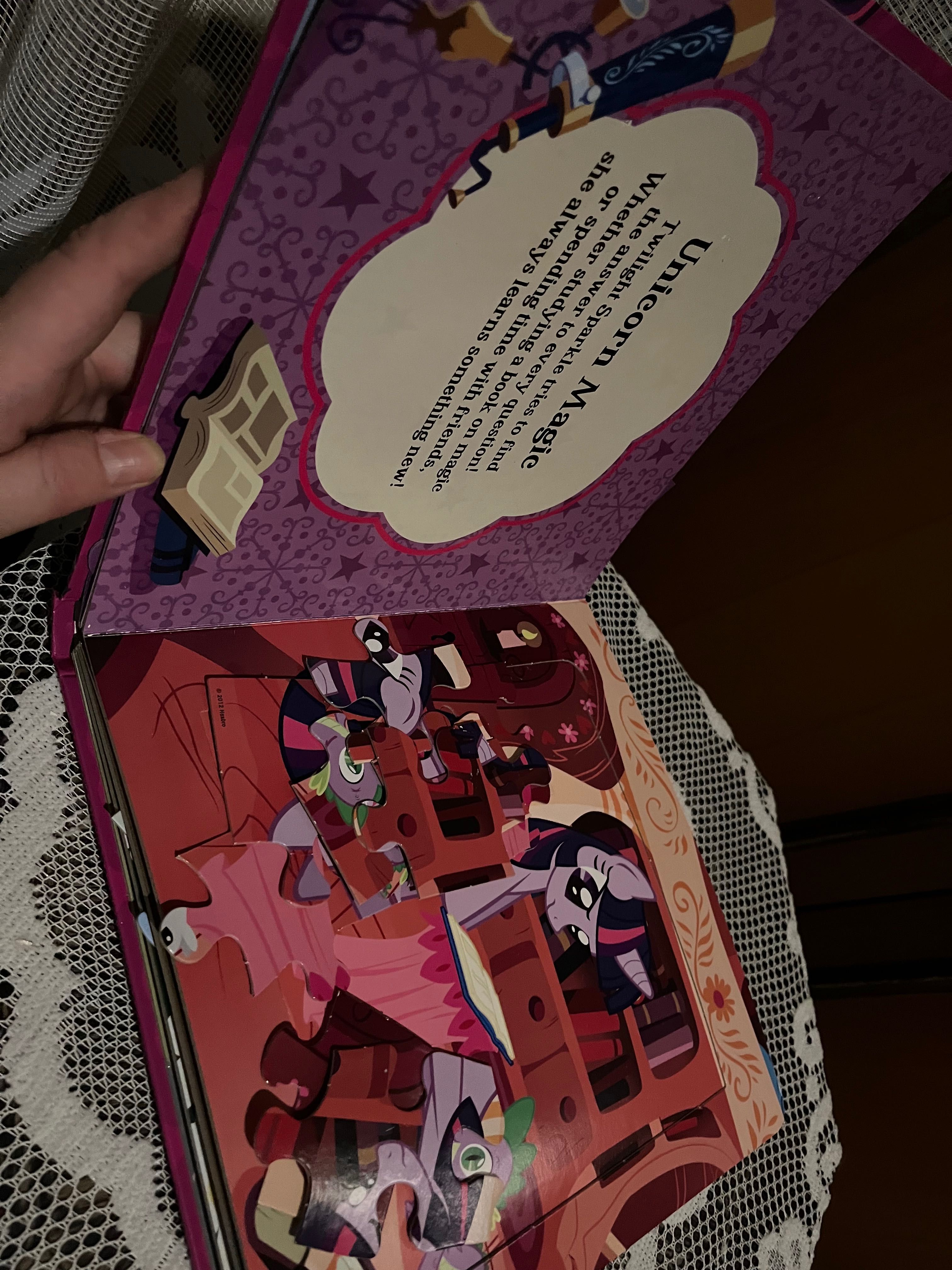 Puzzle my little pony 2w1 opowieść + puzzle 5 stron z puzzlami
