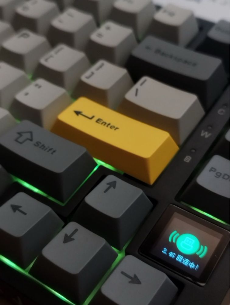 Ajazz ak820 pro клавіатура механічна, з екраном, ігрова клавіатура