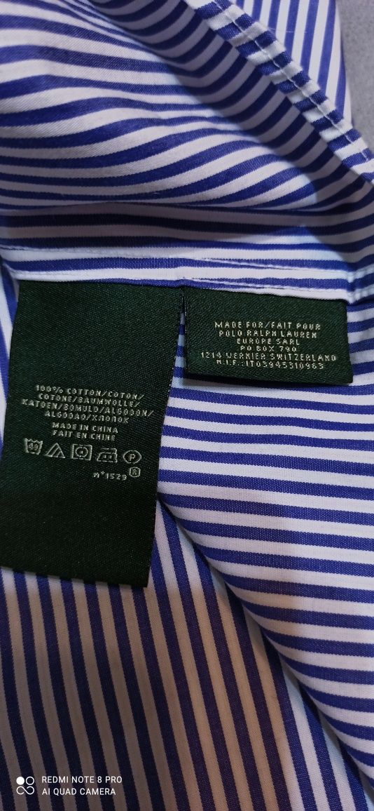 Ralph  Lauren  oryginalna koszula z długim  rękawem  rozmiar  5XL, 6XL