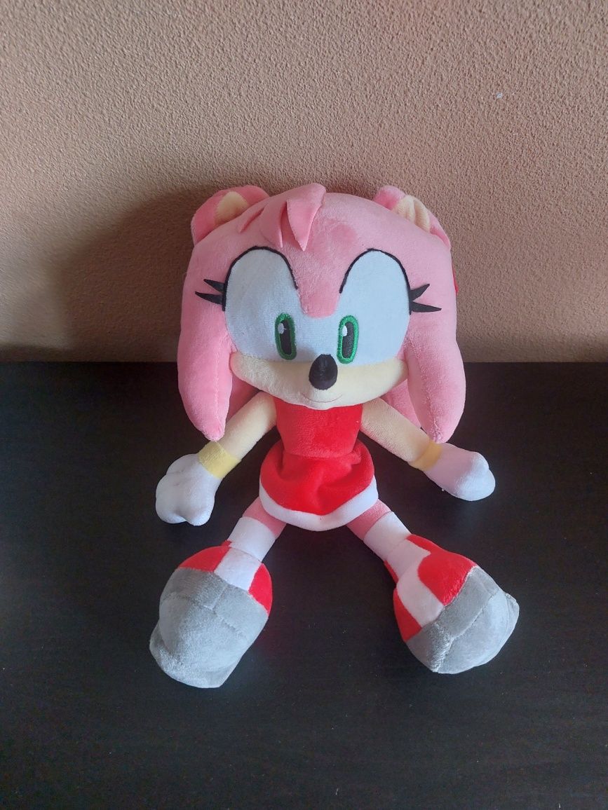 Peluche Amy da série Sonic NOVO