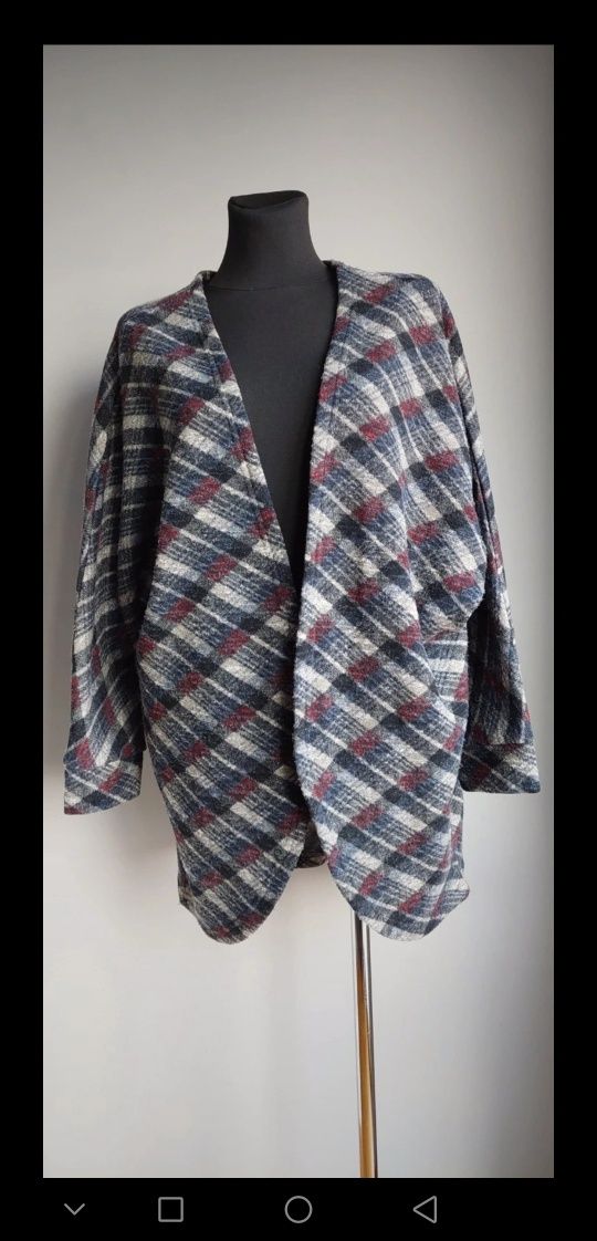 Kardigan sweter narzutka 44 XXL