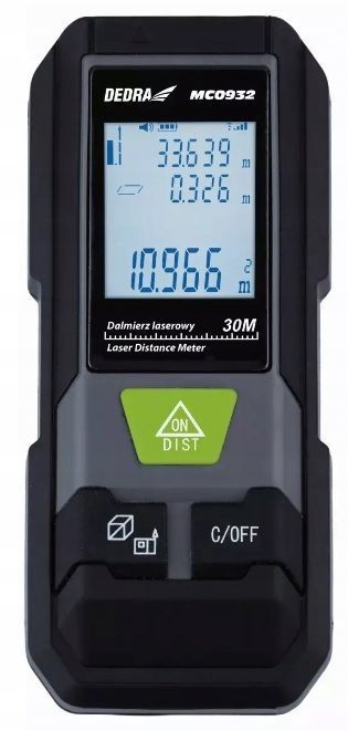 DALMIERZ LASEROWY MINI 30m DEDRA MC0932