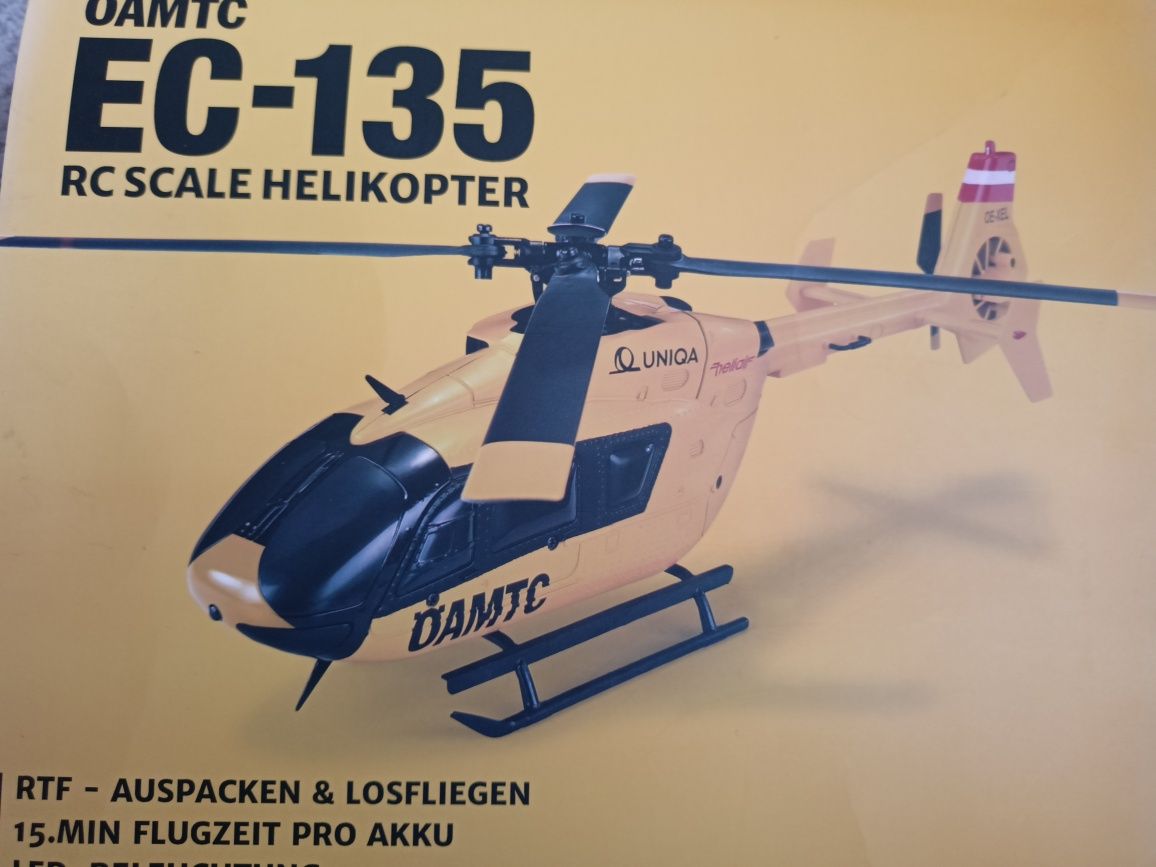 Moodster ec -135 śmigłowiec jednowirnikowy