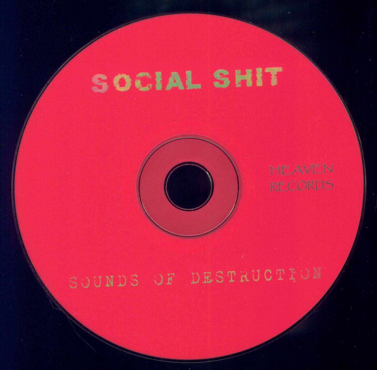 CD Social Shit - Sounds Of Destruction (2005 Digisleeve) (Heaven Rec.)