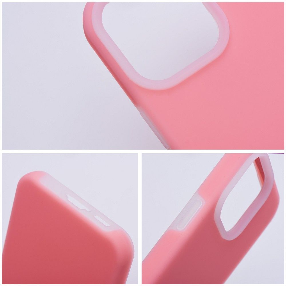 Etui Plecki Candy Case Do Iphone 14 Pro Max Różowy + Szkło 9H