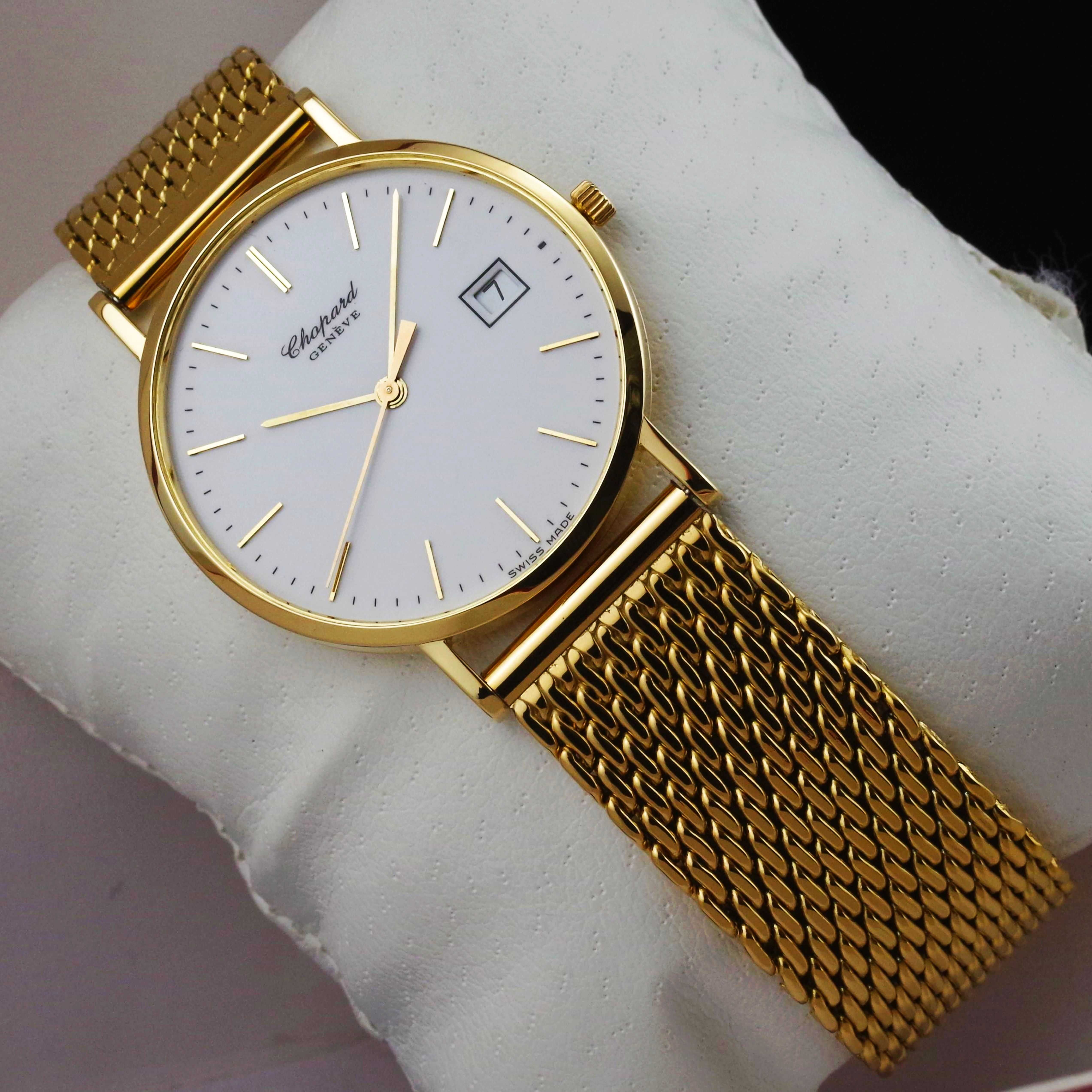 CHOPARD CLASSIC zegarek męski vintage LITE ZŁOTO 18K / 750