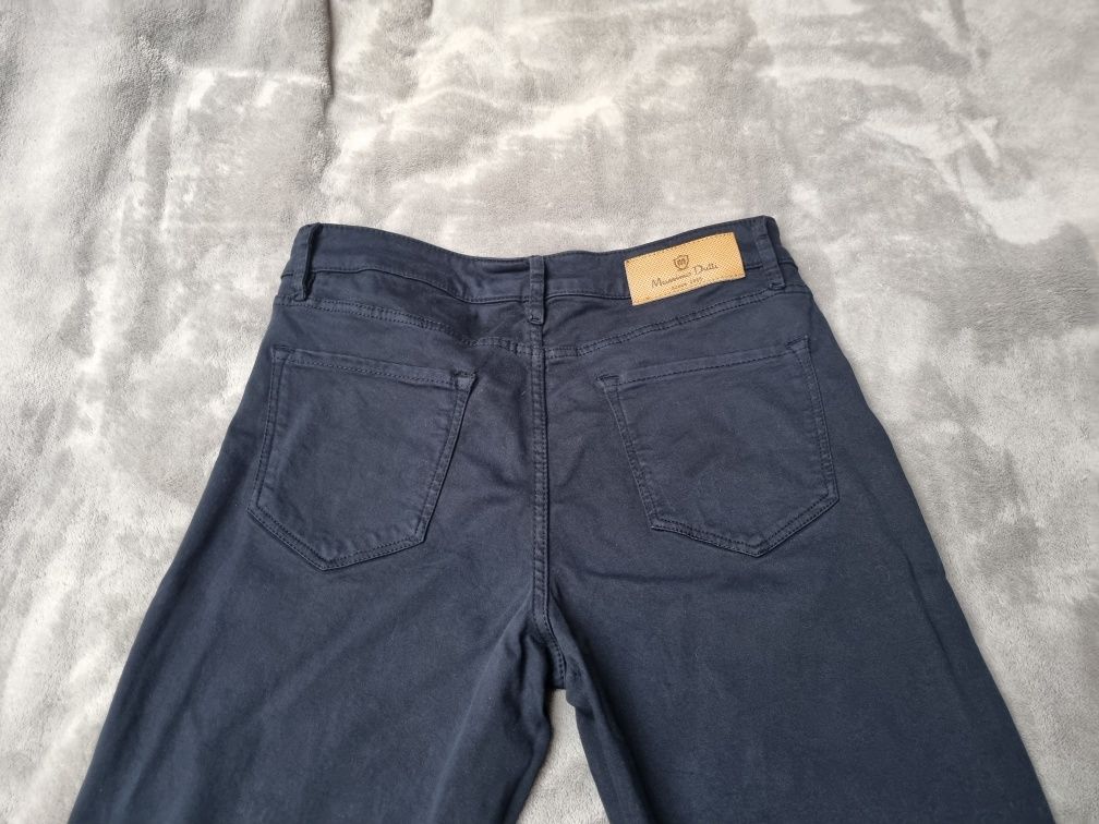 Granatowe spodnie Massimo Dutti, rozm. 40