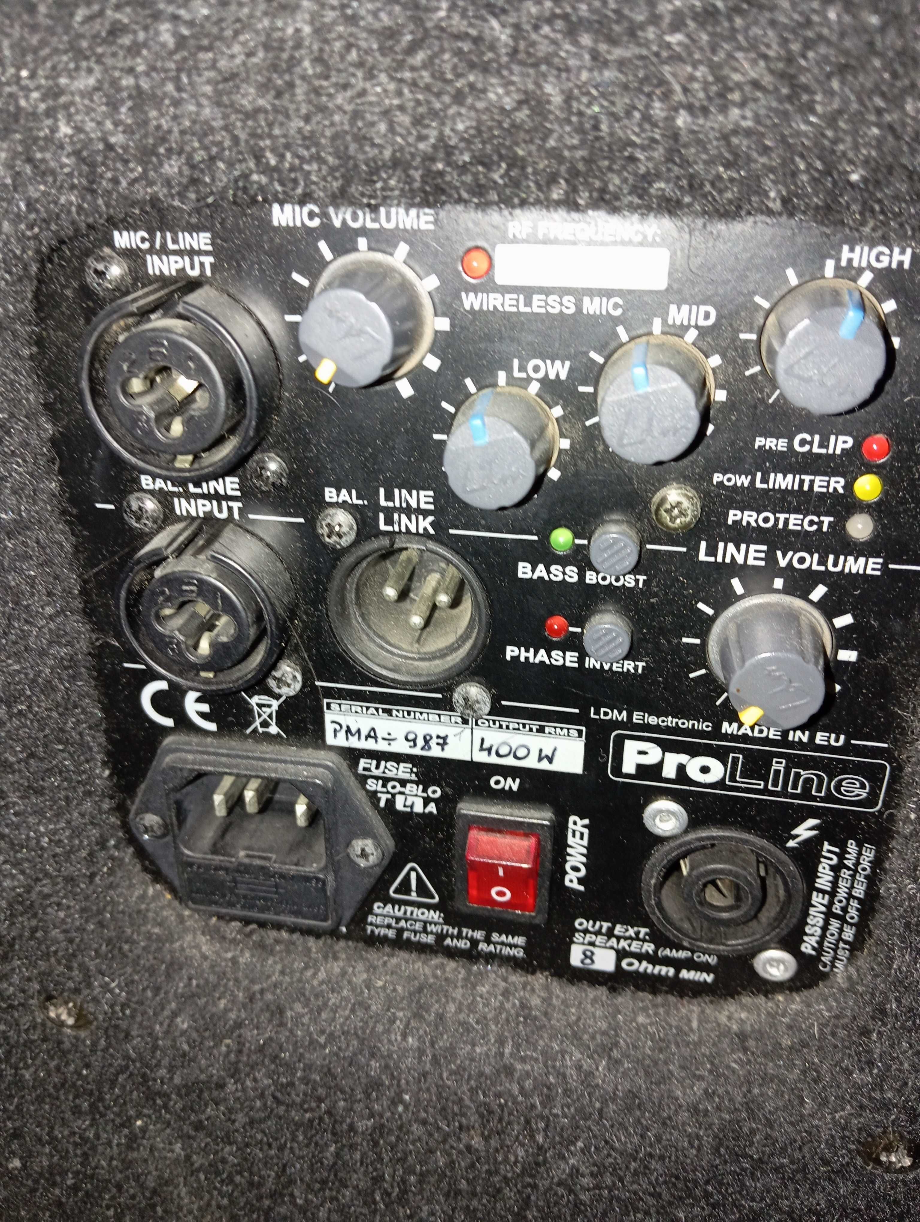 Kolumny estradowe LDM 312 A oraz Box Electronics BXL-15 (Subbas)