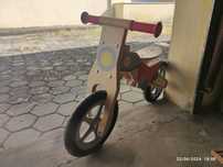 Bicicleta bebe sem pedais madeira