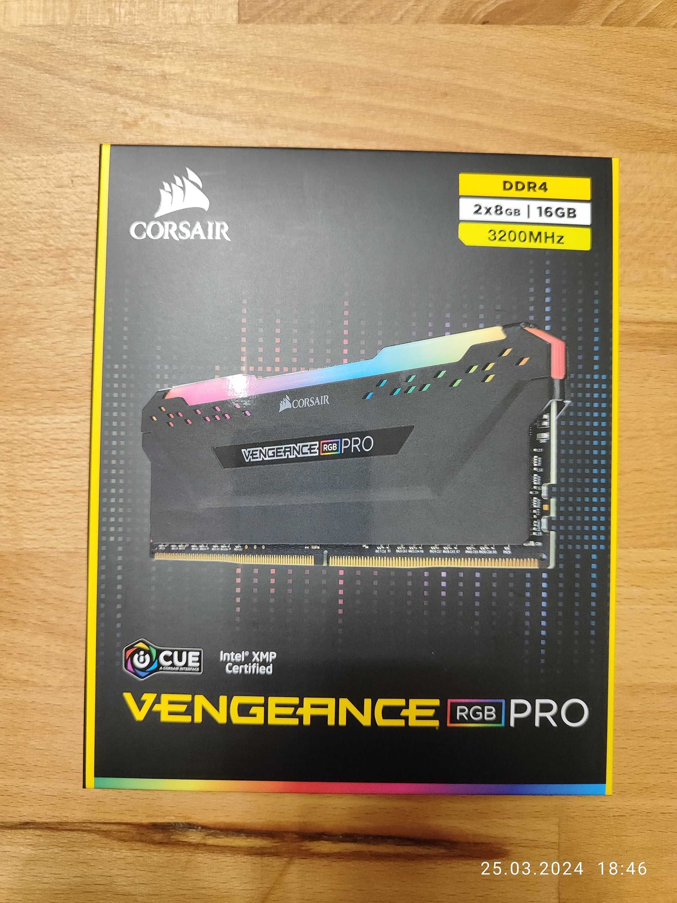 CORSAIR Vengeance RGB Pro 16GB (2x8gb) 3200Mhz