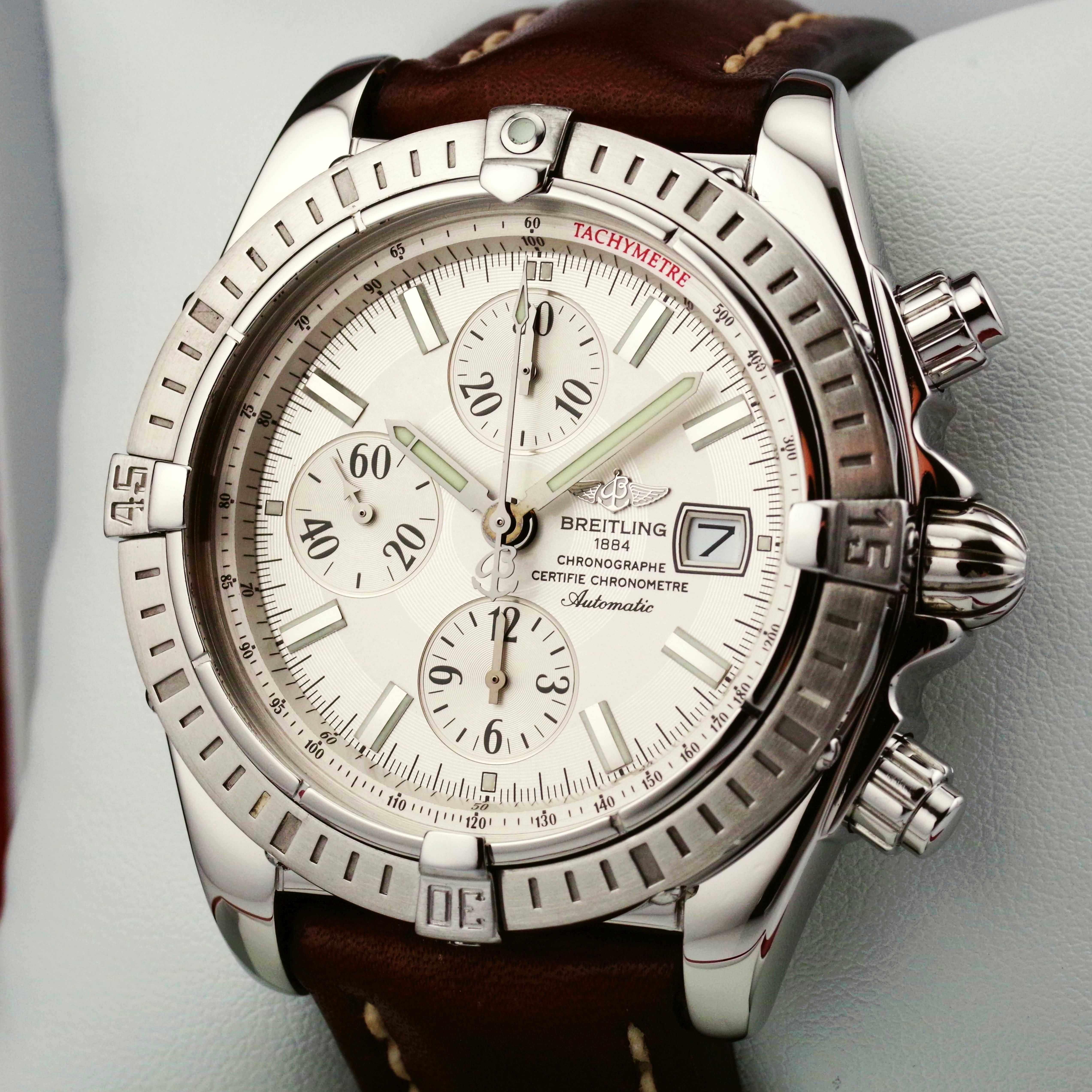 BREITLING Chronomat 44 AUTOMATIC Ref. A13356 zegarek męski FULL SET'07