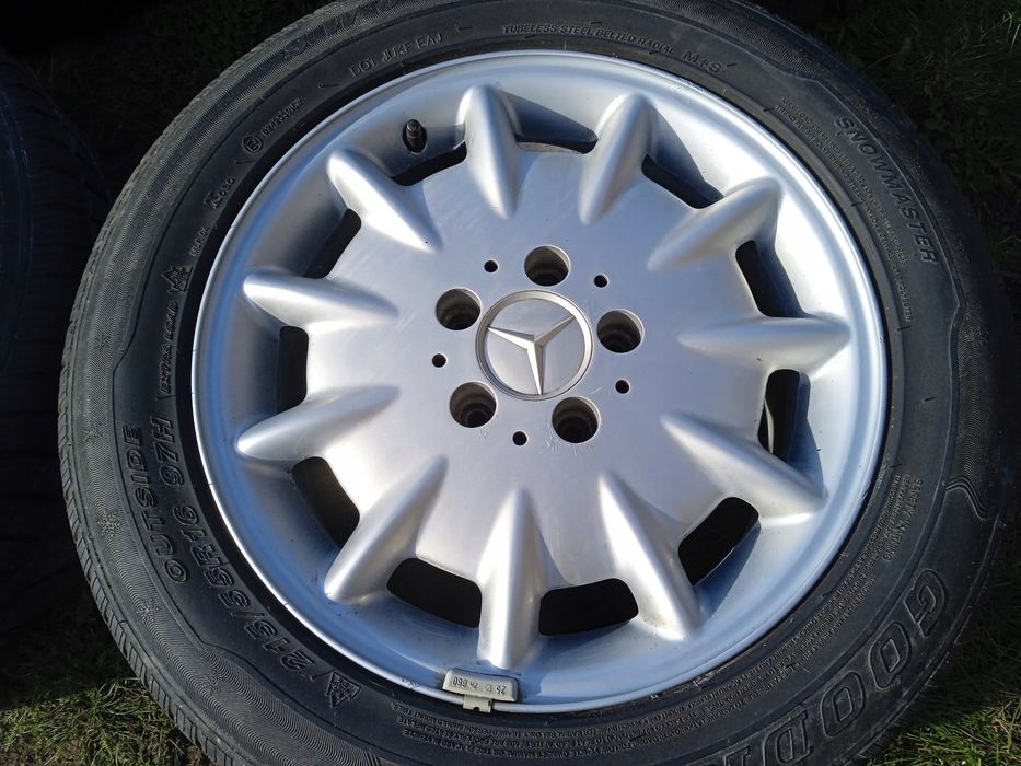 felgi aluminiowe 5x112 mercedes e klasa w210 w202 w203 w124 opony zimo