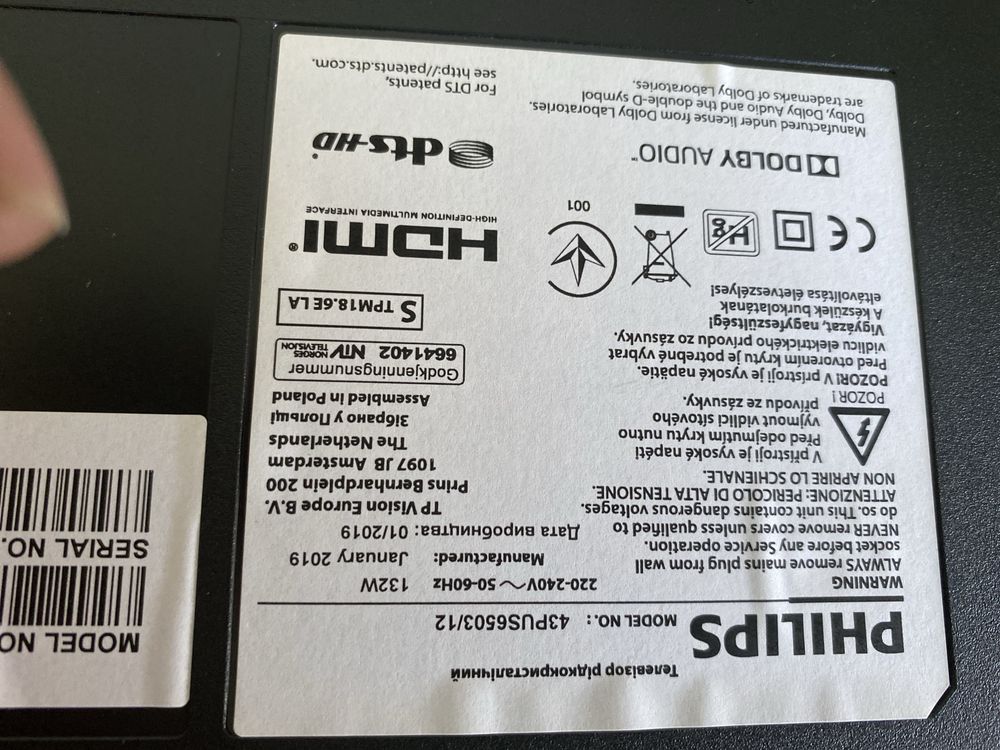 Philips 43 cale smart