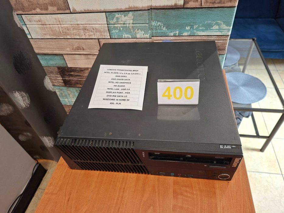 Komputer Lenovo I5 SSD Windows 11