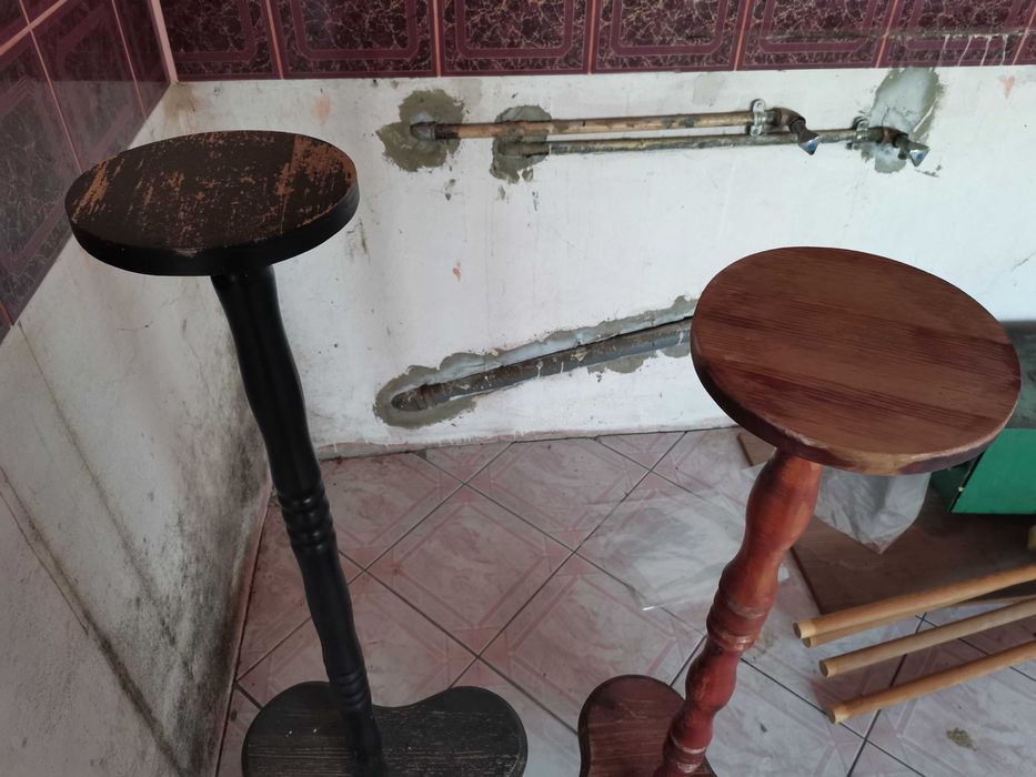 Kwietniki drewniane PRL