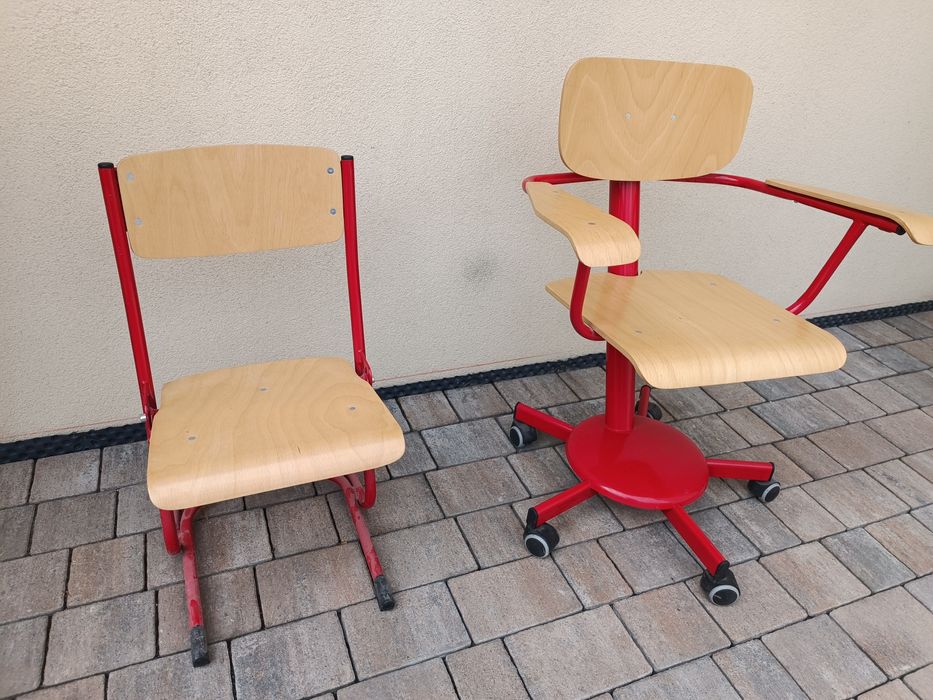 Nowe krzesło dziecięce na kółkach