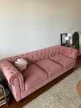Sofá Cor de Rosa Novo
