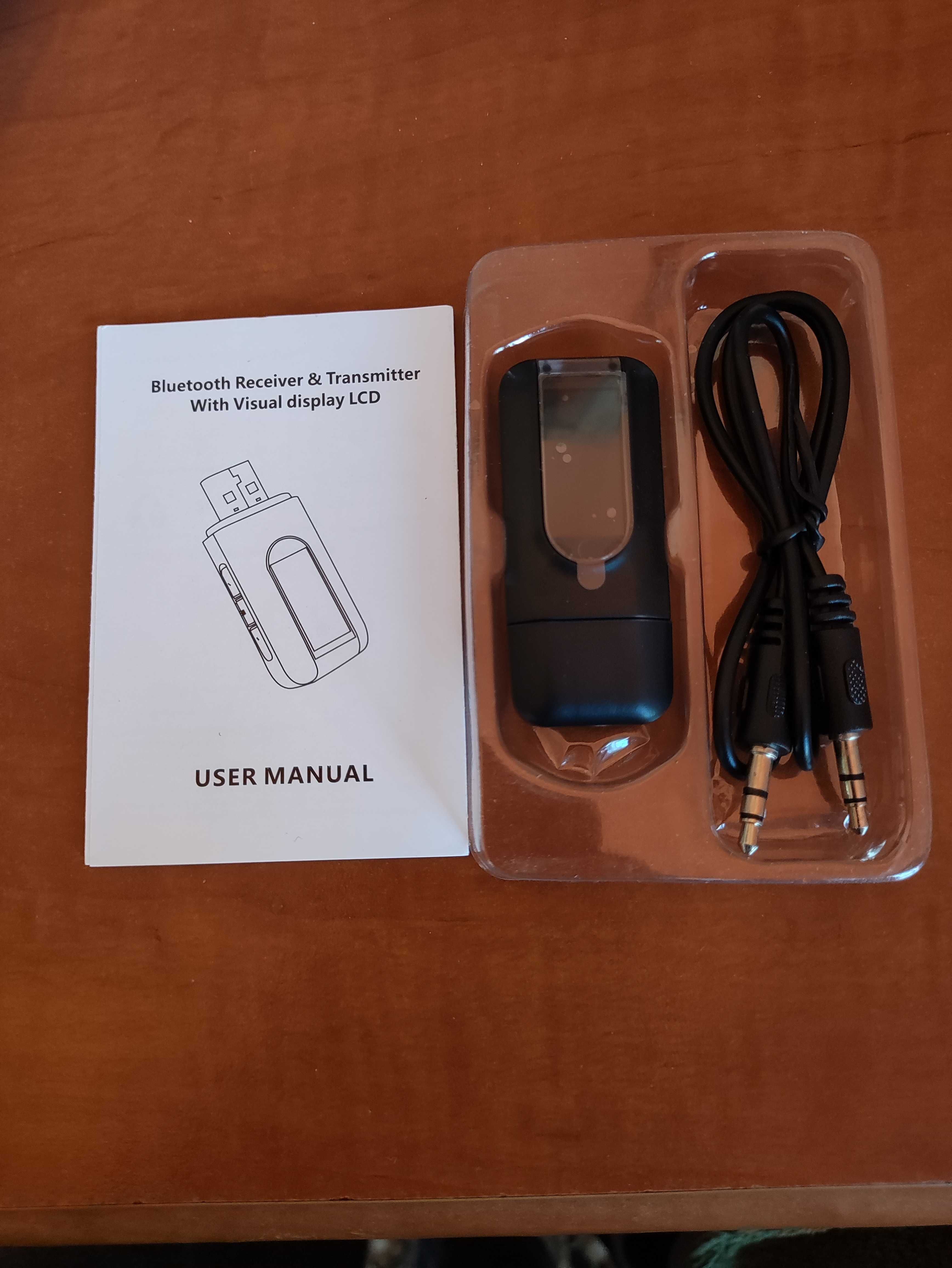 Transmiter lub Odbiornik Bluetooth z wyświetlaczem LCD
