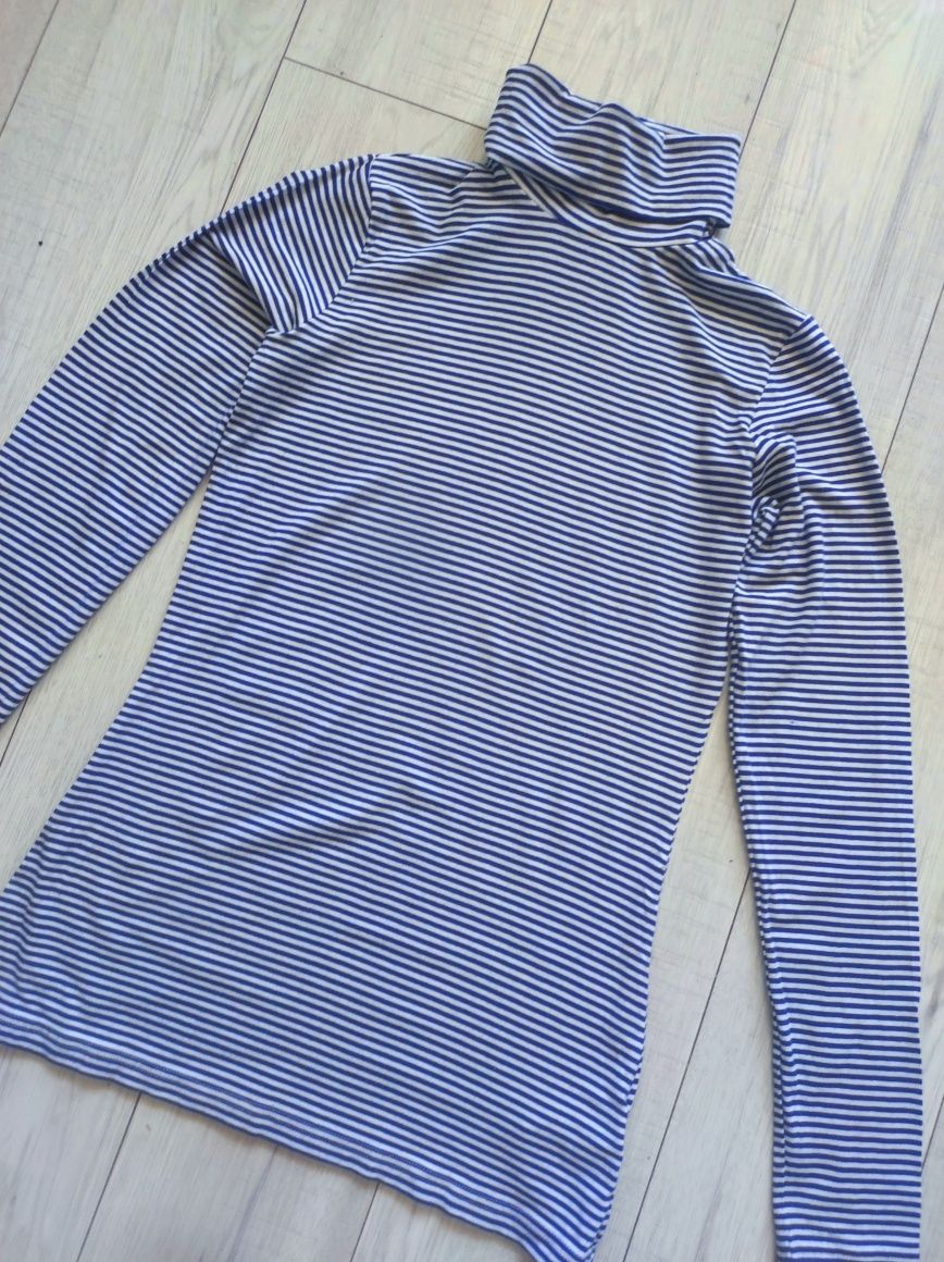H&M golf damski w delikatne prążki rozm S