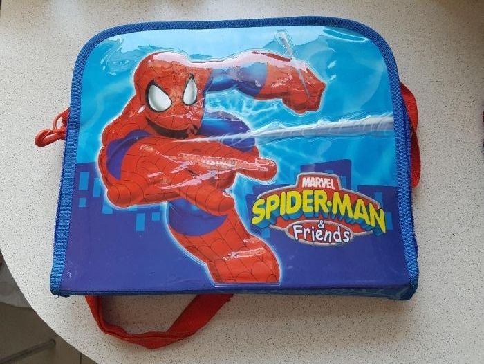 plecak spiderman , teczka