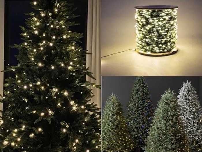 Новорічна гірлянда. Різні режими. Гирлянда новогодняя роса мишура