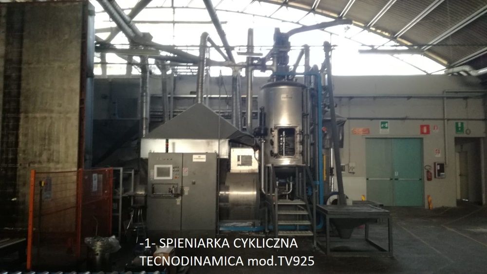 Automatyczna linia technologiczna, produkcyjna STYROPIANU EPS, fabryka