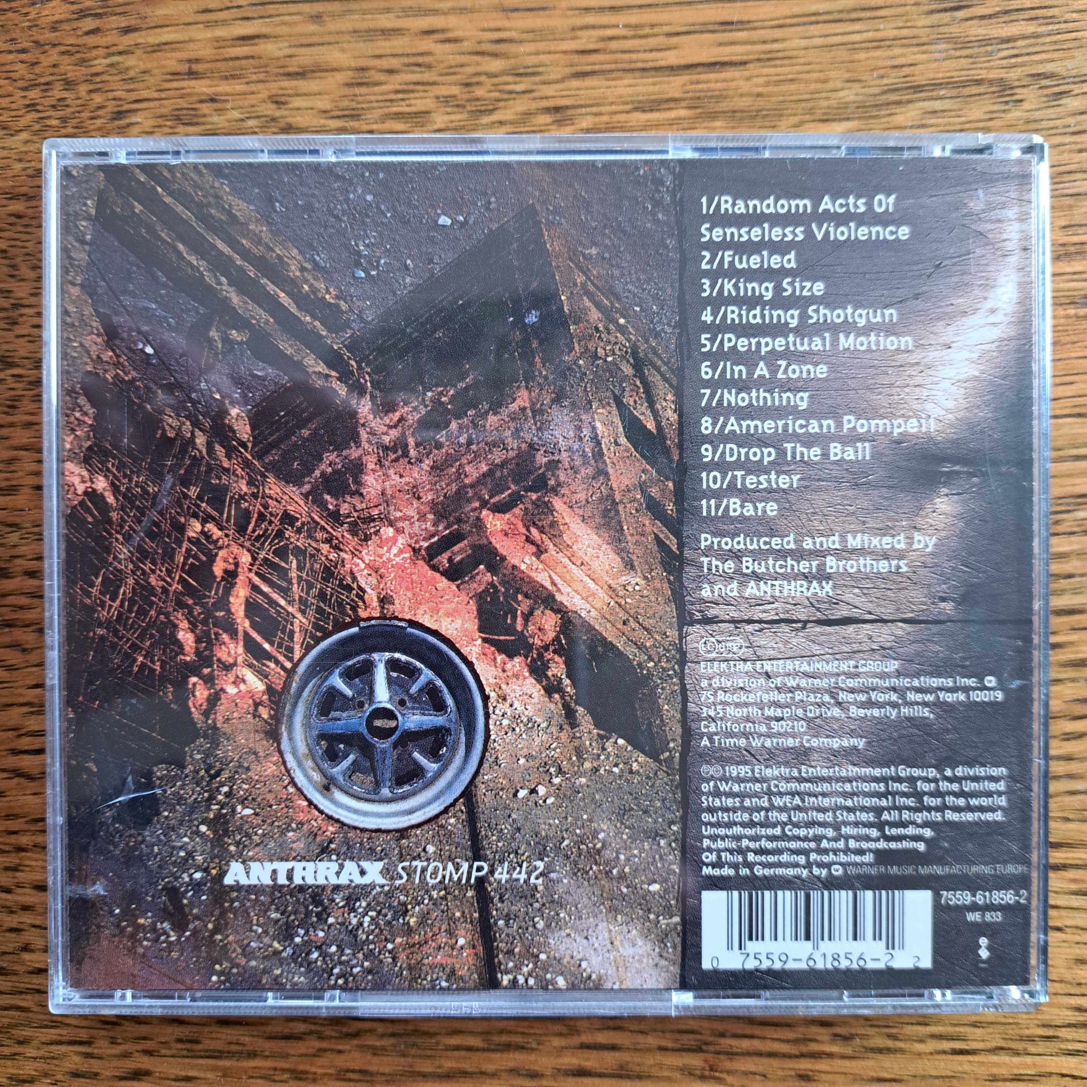 Anthrax - Stomp 442 CD 1995 Elektra