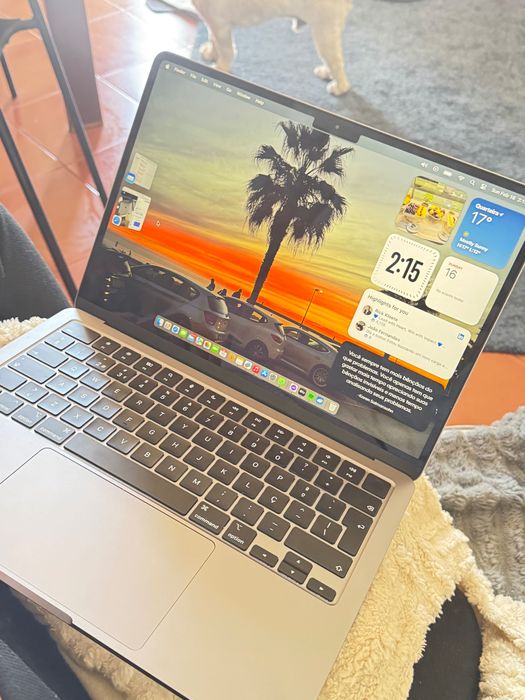 MacBook Air M2 13 polegadas 16GB de memoria unificada SSD de 256GB