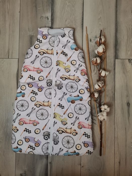 Śpiworek do spania tog 2 - auta retro