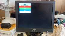 Monitory od firmy Dell i LG  sprawne na 14 i 21 cali.