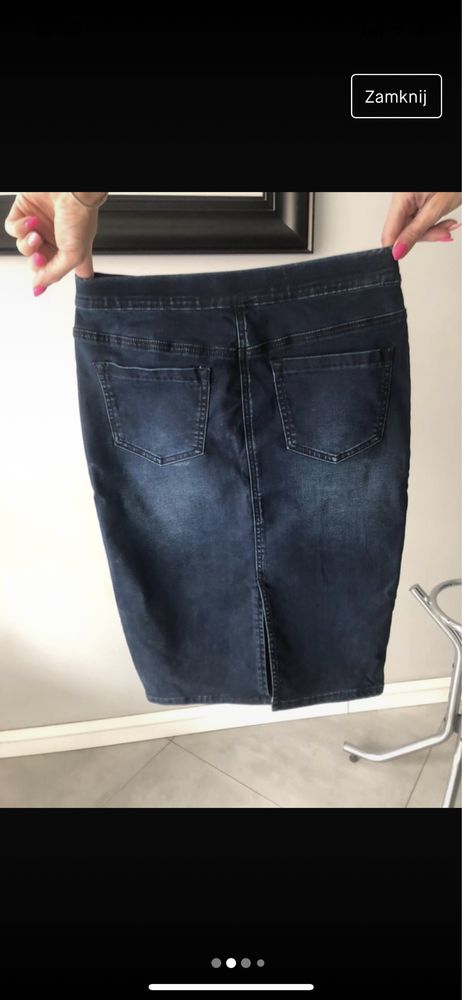 Jeansowa spodnica rozmiar 38