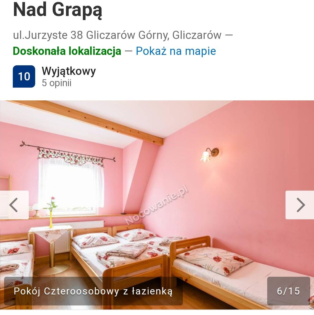 Pokoje w górach,,Nad Grapą,, Gliczarów Górny
