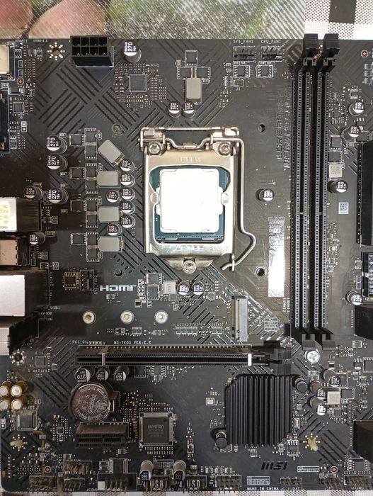 Материнська плата Msi PRO h510 , s1200.