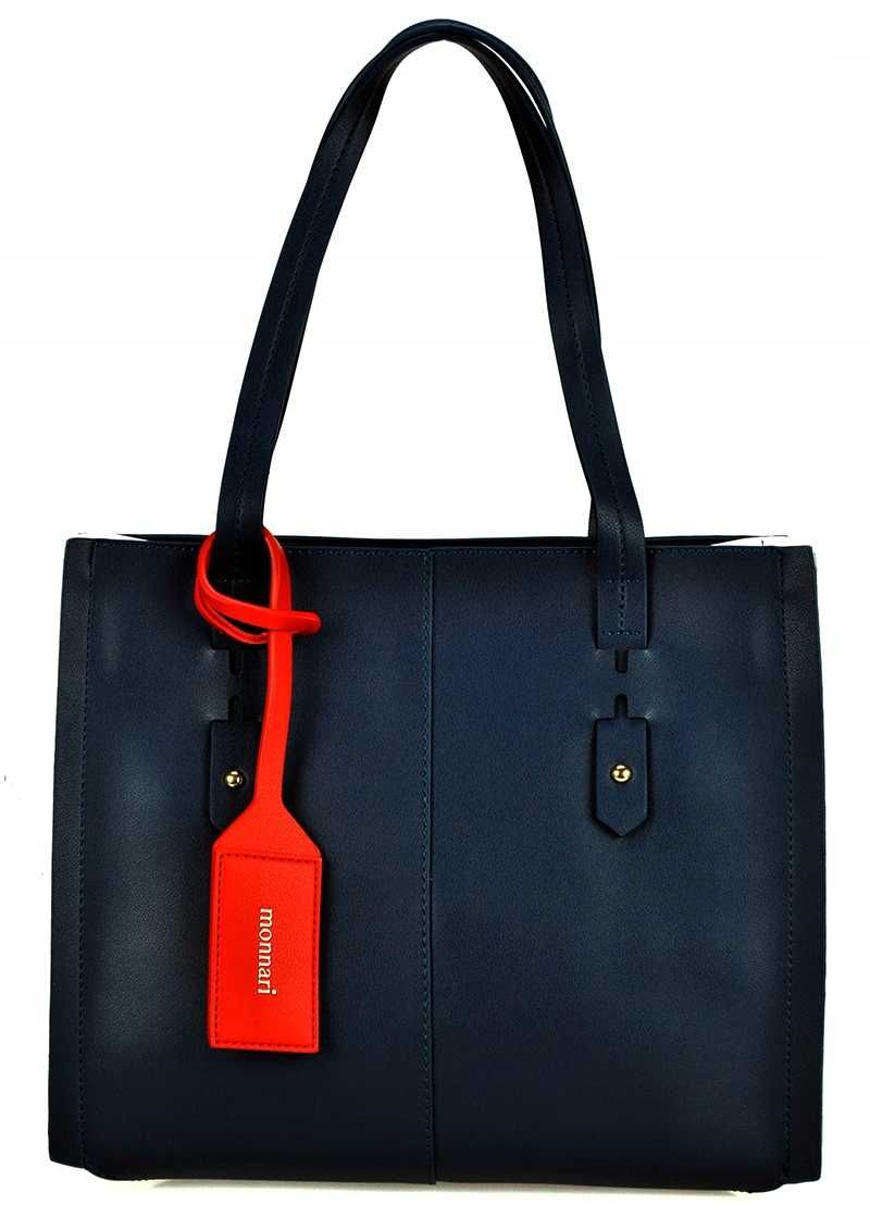 Torebka MONNARI Granatowy Shopper