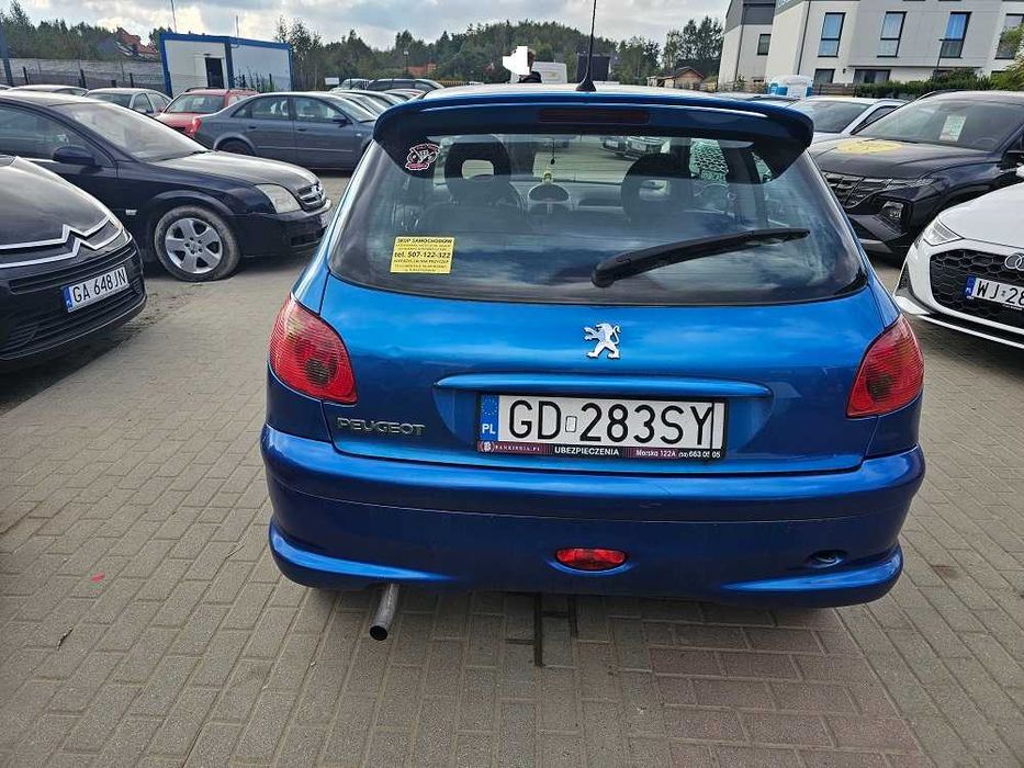 Peugeot 206, 2003/1.6benzyna/KLIMATYZACJA/opłaty aktualne