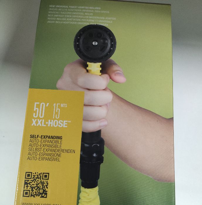 Mangueira Extensível XXL 15m com adaptador e acessórios - NOVA