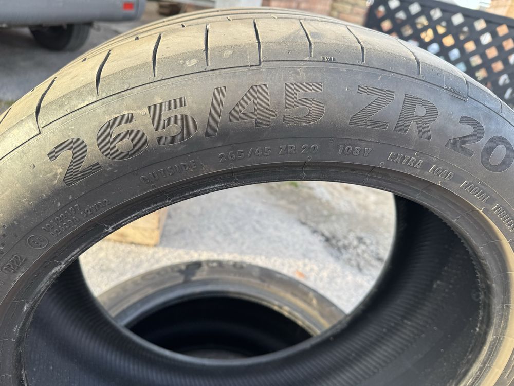 Продам резіна Continental 265/45ZR20