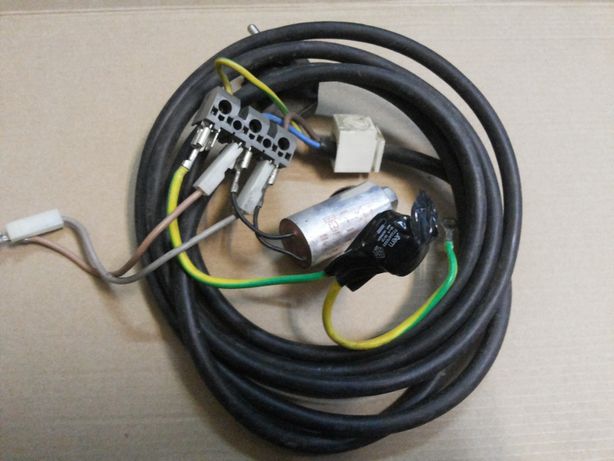 Мощный сетевой кабель шнур на 220 в с фильтром помех