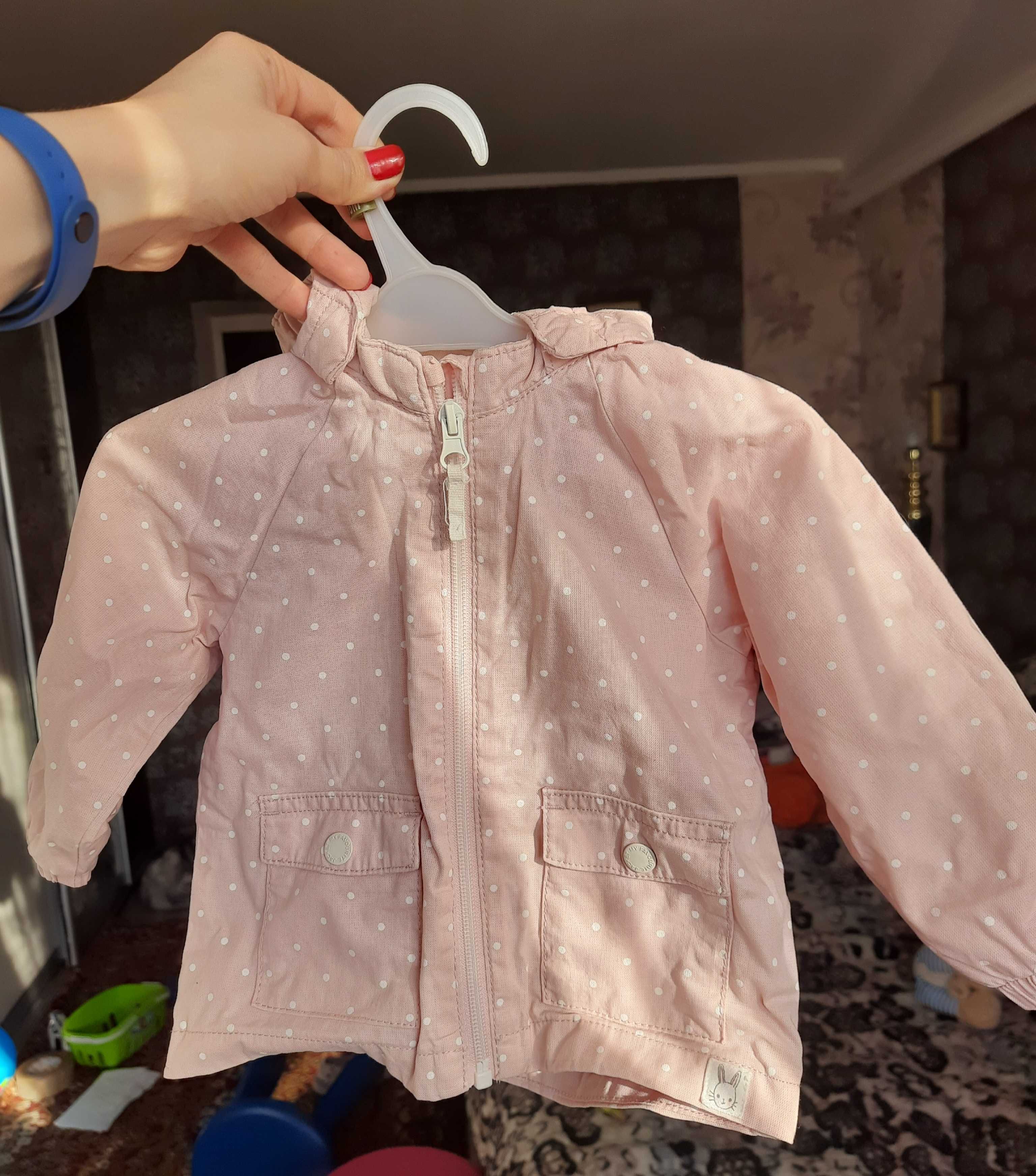 Вітровка курточка H&M весна для дівчинки 6 - 9 місяців