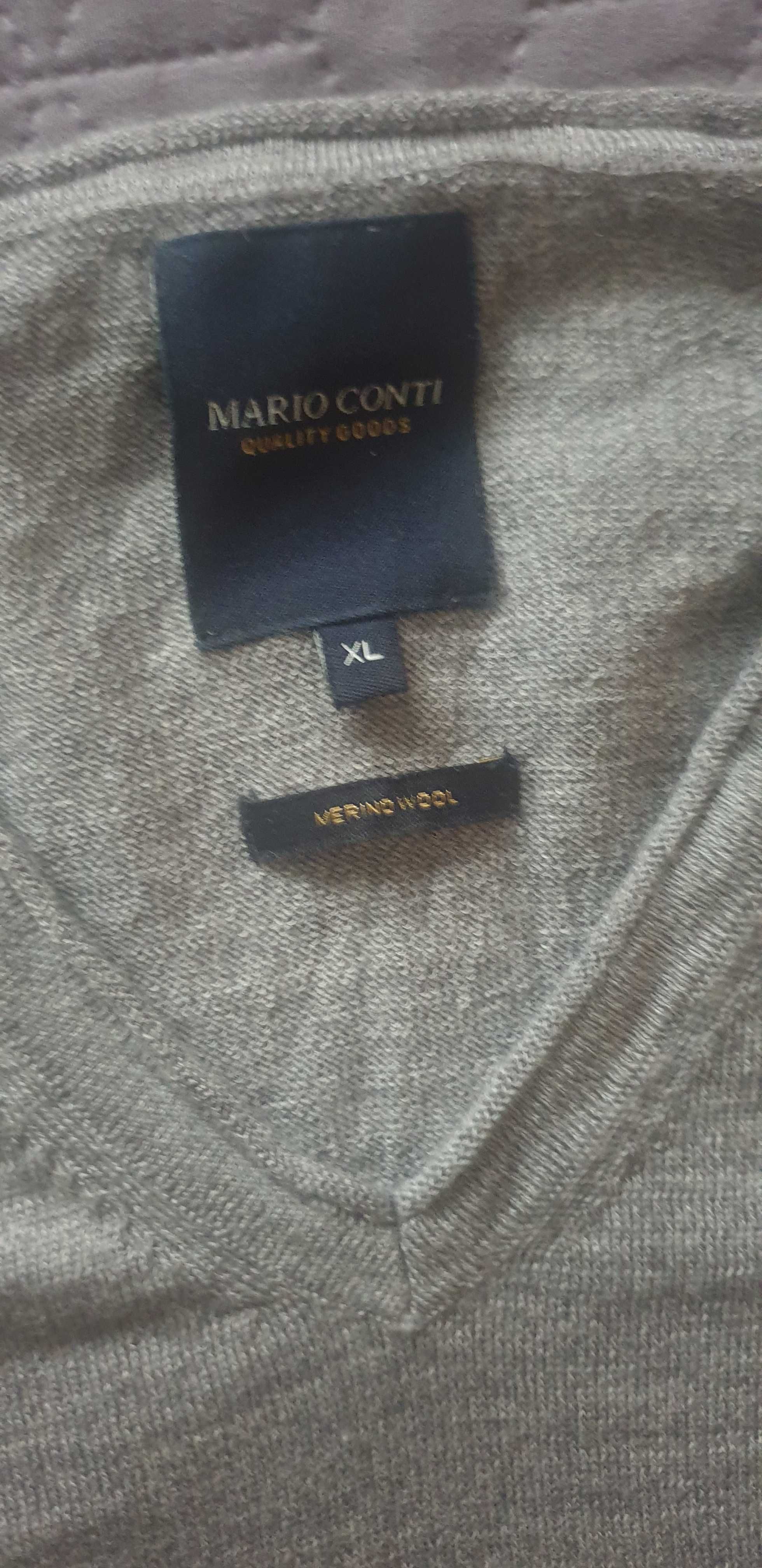 Sweter szary merino