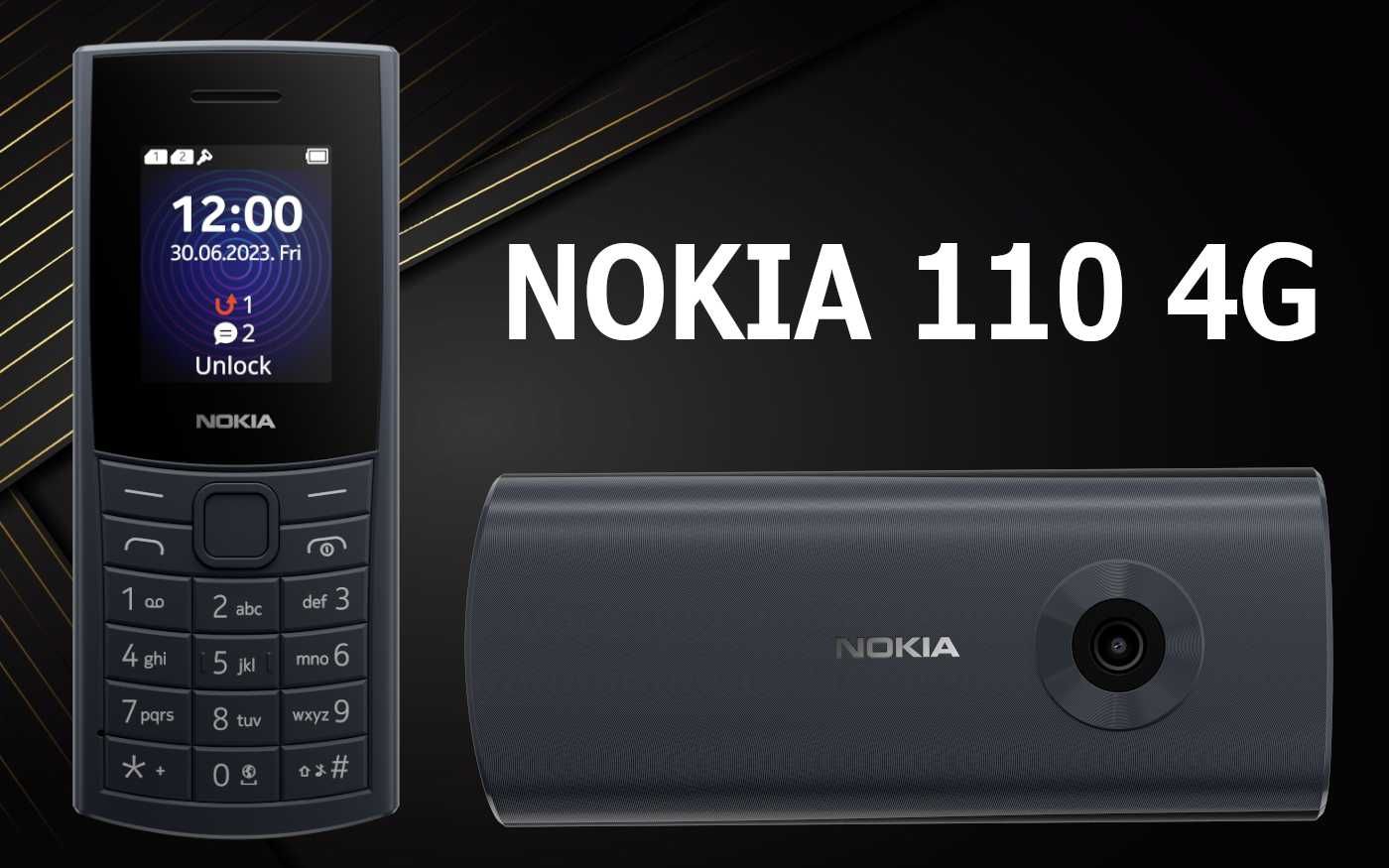 Telefon Nokia 110 Charcoal 4G Dual Sim Aparat 2023 Edition Sklep Wwa