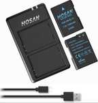 BATERIA HOSAN EN-EL14 7.2 1200 mAh 8.6 Wh 2 sztuki + ładowarka