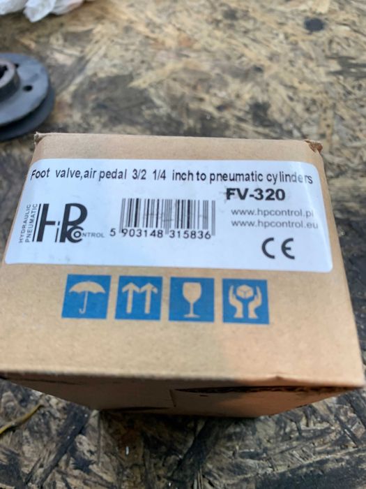 Zawór nożny Pedał powietrza 3/2 1/4 cala siłowników FV320