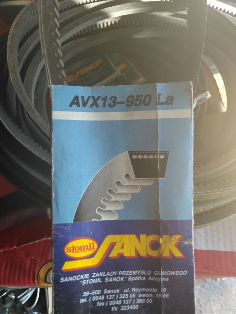 Paski klinowe 750 lub 1250