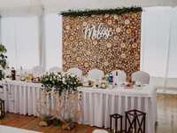 Elementy dekoracyjne wesele w stylu boho rustykalnym leśnym
