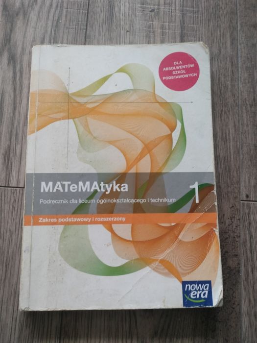 Podręcznik Matematyka 1 zakres podstawowy i rozszerzony