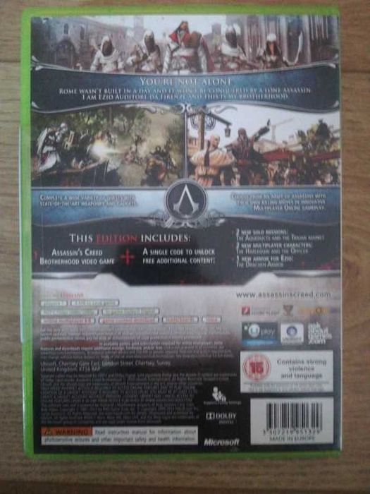 Jogo Assassin's Creed Brotherhood para Xbox 360